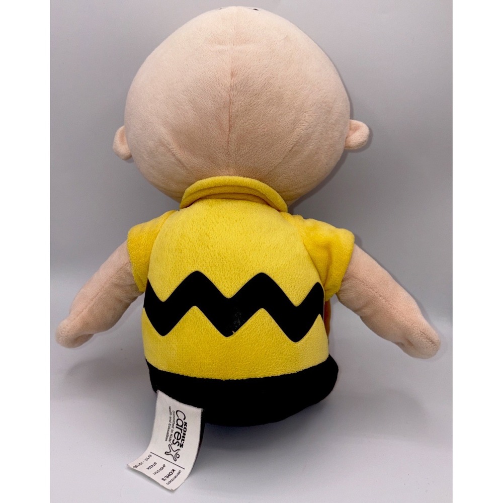 Kohls Cares Peanuts Charlie Brown 14" Plush Stuffed Toy Doll Schulz Retired - Picture 3 of 4